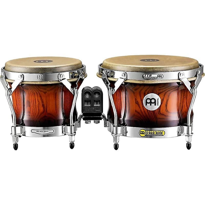 Bongós de madera Meinl WB500AMB de 7" y 8,5" de la serie Woodcraft en tono caoba antiguo